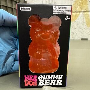 Schylling NeeDoh Gummy Bear Stress Toy - Orange